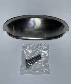 Cp-3-ss Giagni Qmi Lot Of 20 Solid Stainless Steel Shallow Cup Pull Handle