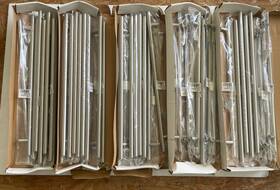 Ss-328-p Giagni Lot Of 50 Solid Ss Pull Bar Style Cabinet Handle 16in Oal