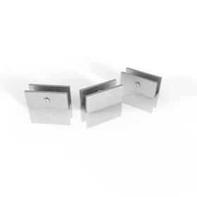 Glass Warehouse 313025682626 78 Inch Single Fixed Panel Hardware Pack In Brushed Nickel