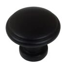5096-mb-10 Glide Rite 1-1/8inch Round Ring Kitchen Cabinet Drawer Knob Matte Black