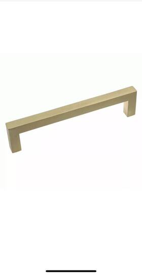 21683-224-sg-1 Glide-rite 20 Pack Gliderite 9 1/4 Inch Center Solid Square Bar Cabinet Pull Satin Gold New