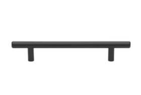 5002-128-mb Glide-rite Gliderite 5 Inch Matte Black Solid Cabinet Handle Drawer Bar Pulls 10-pack B3