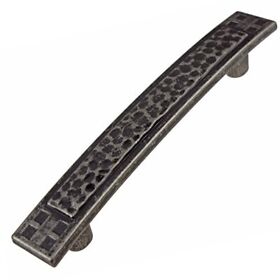 4244-wn-25 Glide Rite Hardware 3.75 Inch Cc Hammered Mission Style Cabinet