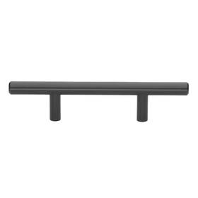 Gliderite 313036496472 3 Inch Matte Black Solid Handle Drawer Bar Pulls 10-pack