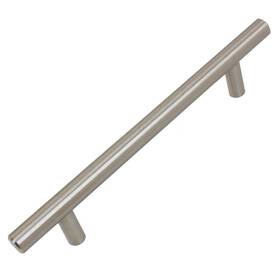 5002-128-ss-10 Gliderite 5 Inch Stainless Steel Finish Solid Handle Bar Pulls 10-pack