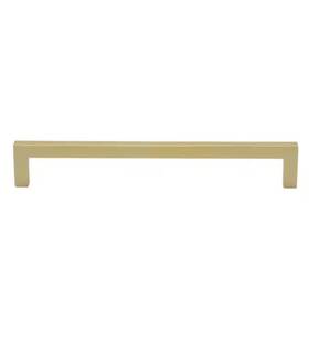 21683-192-sg-1 Gliderite Hardware 7-9/16 Inch Cc Solid Square Slim Bar Pull Satin Gold 5-pack