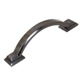 4355-bp-10 Gliderite Hardware Arched Square Cabinet Pulls 10 Pack 3 Inch Brushed Pewter