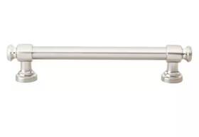 4361-128-sn Gliderite Hardware 6-1/4 Inch Modern Steel Euro Cabinet Pull Satin Nickel 4361-128-sn-10-pack