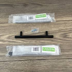 5002-128-orb-1 Gliderite Hardware 5002-128-orb 3 5 Inch Solid Steel Drawer Bar Pull Oil Rubbed Bronze -