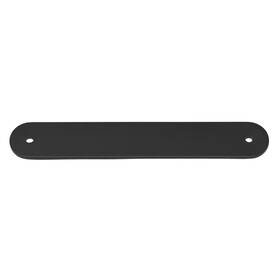 Gliderite Hardware 849376083237 6 Inch Rounded Backplate 5-1/16 128mm Center-center Matte Black - 634