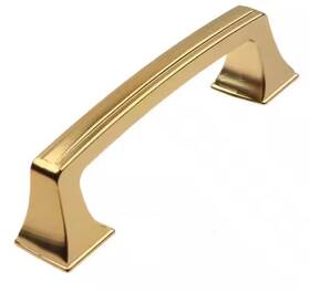 87380-sg-1 Gliderite Hardware 87380-sg 10 Pack 3 Inch Cc Deco Base Cabinet Pull Satin Gold -