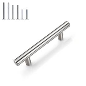 Gobrico 715776437089 6 Pack 3 Inch 76mm Hole Center Brushed Nickel