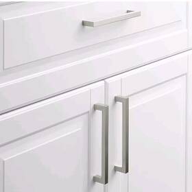 Goldenwarm 744759412935 10pack 8 In Cabinet Handles Brushed Nickel Drawer Pulls
