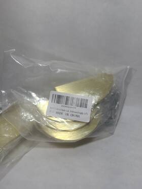 Goldenwarm 748432156932 8 Pack 3.1 Inch Brushed Gold D-shaped Handles For Cabinet Or Dresser