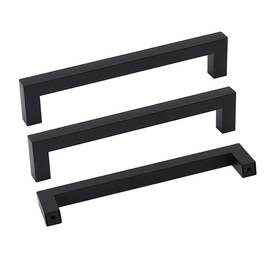 Goldenwarm 786467821630 15 Pack Black Cabinet Handles Drawer Handle Stainless Steel Modern Hardware F