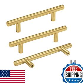 B07fsvj5b8 Goldenwarm 25 Pack 3-1/2 Inch Brushed Gold Cabinet Pulls Kitchen Handles Brass D