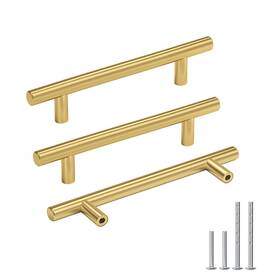 B07v344fzc Goldenwarm 25 Pack 4-1/2in Gold Cabinet Handles Drawer Pulls Kitchen Cabine