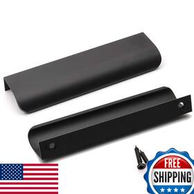 B08835861s Goldenwarm 25-pack 5 Inch Black Cabinet Handles And Pulls - Aluminum Finger