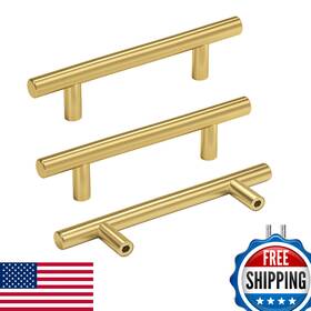 B09ytvdfwx Goldenwarm 30x 3-1/4 Inch Brushed Brass Cabinet Handles Drawer Pulls Kitchen