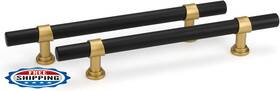 B0bjvfy2h7 Goldenwarm 10pk Black Gold 5 Inch Cabinet Pulls Kitchen Handles Modern Stainless Ste