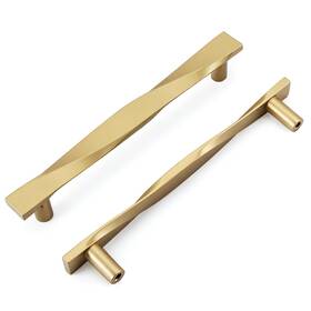 B0czd8gwp6 Goldenwarm 15 Pack Gold Cabinet Handles Brushed Pulls Solid Zinc Al