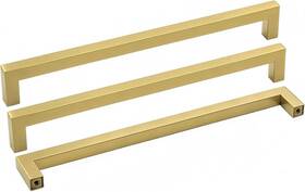 Ls1212gd192 Goldenwarm 10 Inch Brushed Brass Cabinet Pulls Pack Modern Handles