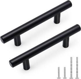 Goldmic 445056011021 30-pack 5ftft Cabinet Pulls Matte Black Stainless Steel For Kitchen