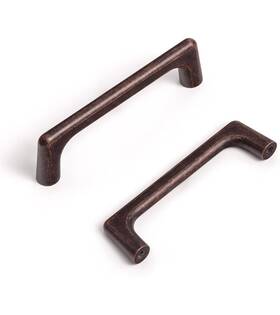 052-agt-102 Goo-ki 6 Pack Of Antique Oil Rubbed Bronze Cabinet Pulls With 4 Inch 102mm Centers