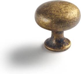 Goo-ki 744759852434 Vintage Brass Cabinet Drawer Pulls Retro Solid Handle Knobs Hardware Set