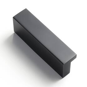 B09z1y1pg2 Goo-ki 12 Black Cabinet Drawer Pulls 1-1/4 Inch Hole Center Tilted Finger Handles