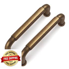 B0brn9g8wp Goo-ki 6 Pack 3-3/4 Inch Brass Cabinet Pulls Zinc Alloy Drawer Handles 4.2
