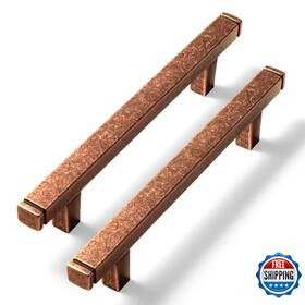 B0bxpdsctf Goo-ki 6-pack 3-3/4 Inch 96mm Hole Center Cabinet Pulls Antique Copper Zinc Alloy