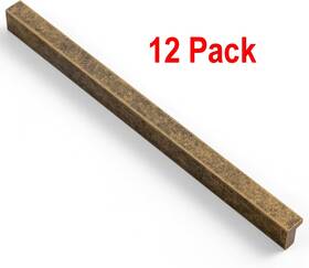 B0cq2ds1fl Goo-ki Cabinet Handles 12 Pcs Antique Brass Drawer Finger Pulls 7-1/2 In 192mm Hole