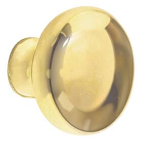 1xnr5 Grainger Approved Cabinet Knob 1 1/4 In Dia Polished Brass