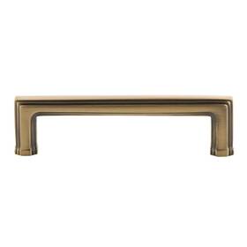 Carr-brass-pull-4 Grandeur 603468 Carre 4 Inch Center To Solid Brass -