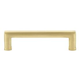 Carr-brass-pull-4 Grandeur 603473 Carre 4 Inch Center To Solid Brass -