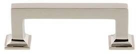 Gen-pull-3 Grandeur 603480 Geneva 3 Inch Center To Solid Brass Luxury - Nickel