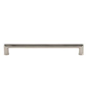 Carr-brass-pull-8 Grandeur 853483 Carre 8 Inch Center To Solid Brass - Nickel