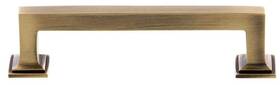 Gen-pull-4 Grandeur 853521 Geneva 4 Inch Center To Solid Brass Square -