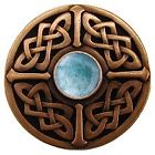 Nhk-158-ac-ga Green Knob Aventurine Notting Hill Jewel Antique Cabinet Celtic