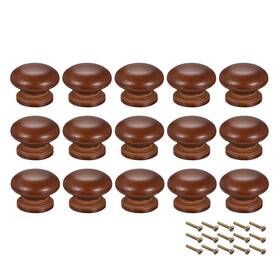 Gryfton 714998659781 Round Pull Knob Handle 35mm Dia Cabinet Bedroom Kitchen Drawer 15pcs