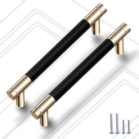 B09xxd76hr Guoharda 12 Pack 3 3/4 Inch 96 Mm Knurled Cabinet Handles Pulls Aluminum Handl