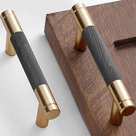 Gutuwellea 638457849981 50 Pack 3 Inch 76 Mm Knurled Cabinet Handles Pulls Aluminum K