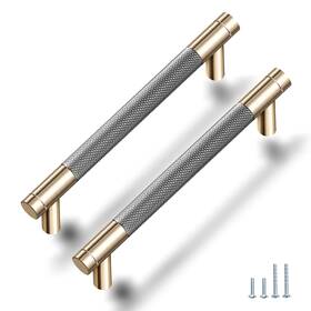 Gutuwellea 747492851788 Drawer Pull 12 Pack 5 Inch Cabinet Handles Pulls Aluminum Round P