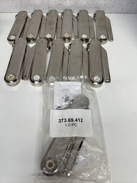 373.69.412 H Fele 155.99.016 Lot Of 12 Hafele Maxi Lid Stay Set Model B Nickel 37mm Edge Distance