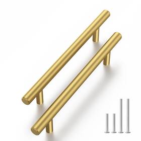 B09b1qqxwt Haliwu 30pk Brass Gold 4 Inch Hole Center Cabinet Handles Modern Drawer Pulls