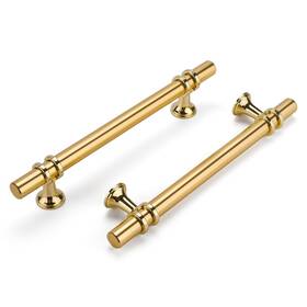 B0ccxyhp31 Haliwu 20 Pack Gold Cabinet Handles Brushed Brass Drawer Pulls 6-1/4in Kitchen H