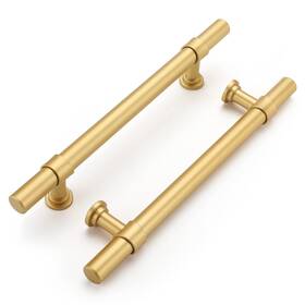 B0ckf6nq8m Haliwu 20 Pack Gold Cabinet Handles Brushed Brass Drawer Pulls Kitchen 5-inch