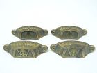 44012 Handles Pulls 44016 4 Decorative 1993 Set Metal Brass Kbc Drawer Vintage