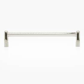 K1031-applc Hapny Home K1031-pn Knurled 12 Inch Center To Modern - Nickel